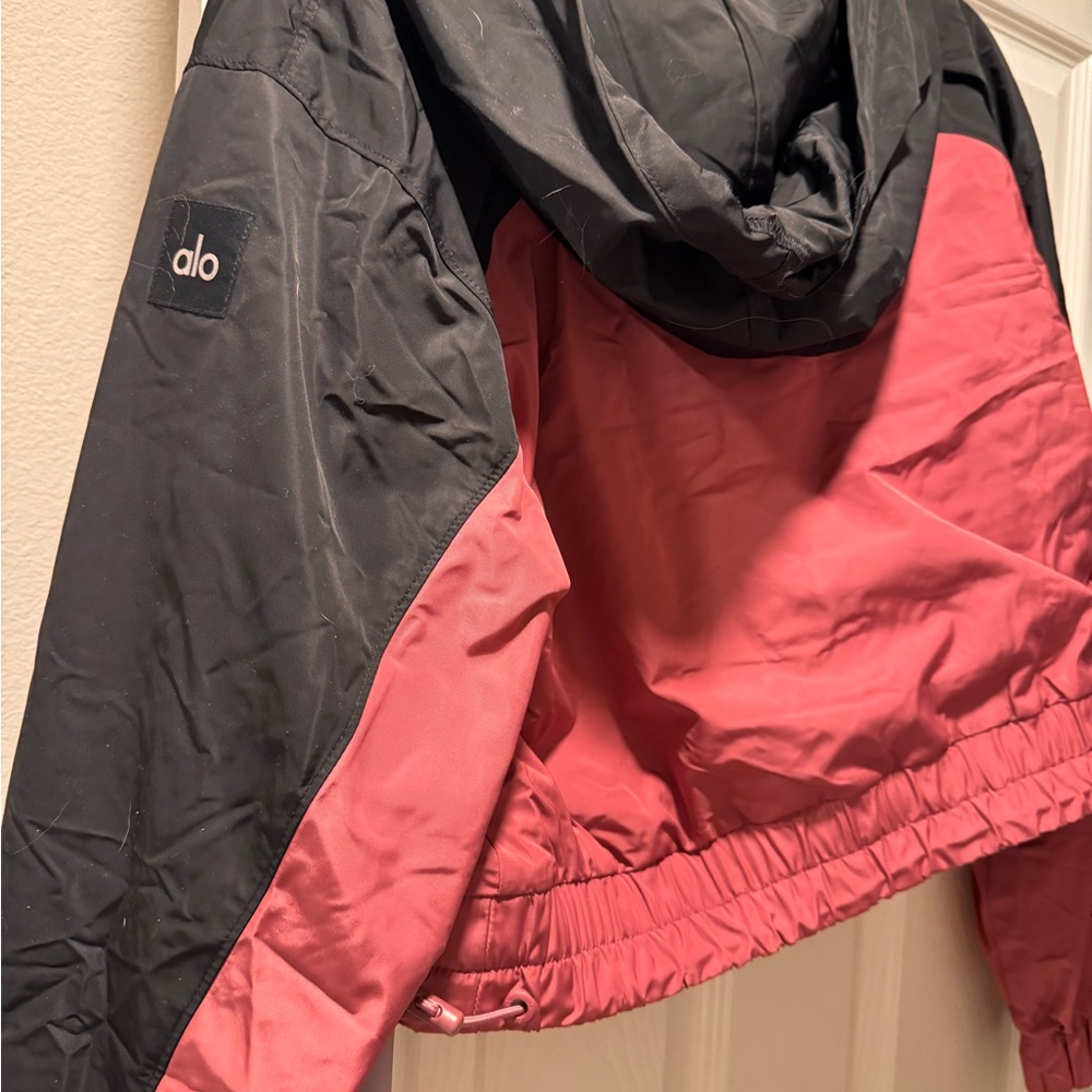 ALO Yoga Black and Pink Jacket